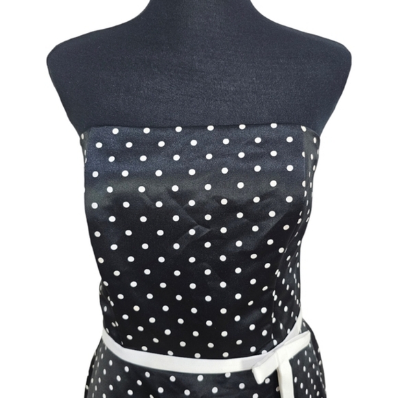 Gunne Sax Jessica McClintock Vintage Rockabilly Retro 50s Polka Dot Swing Dress - Picture 9 of 13